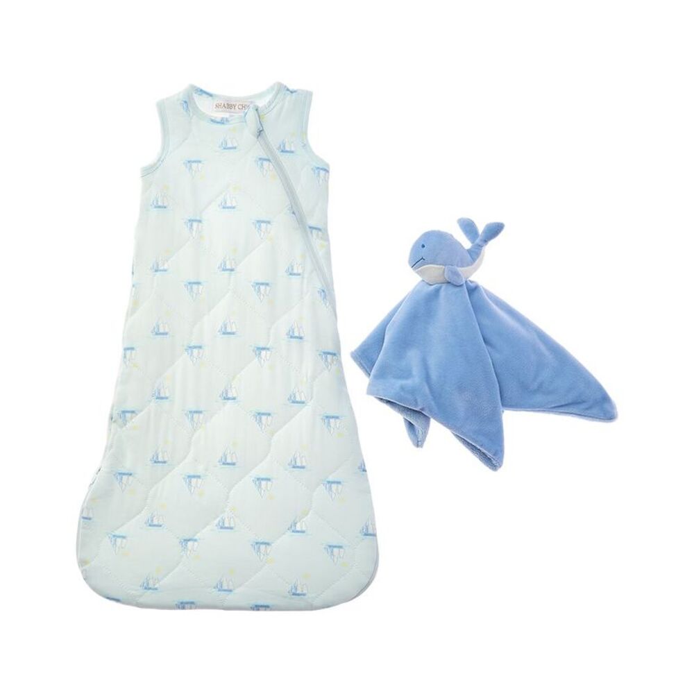 Shabby Chic Boys  2Pc Sleep Bag Set, Blue